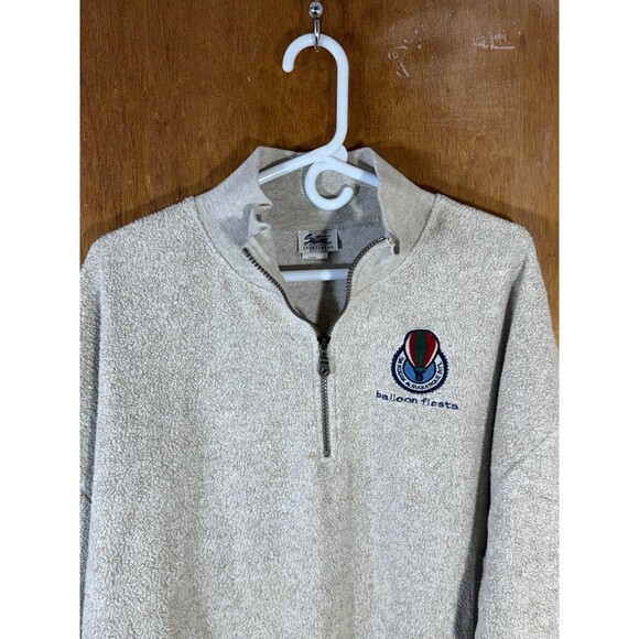Vintage‎ 1998 Albuquerque New Mexico Balloon Fiesta Quarter Zip Jacket XL USA - Picture 2 of 9